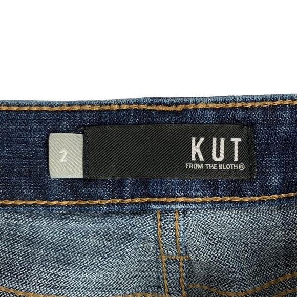 Kut From The Kloth Catherine Jeans Boyfriend Dark Wash Women's 2 (30 x 29.5) - Picture 4 of 8